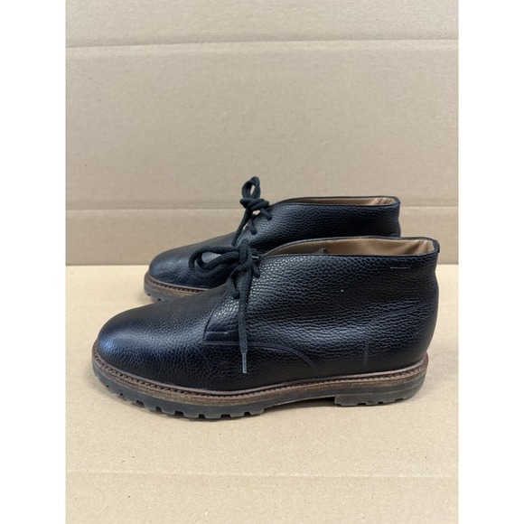 Bally‎ Pebbled Leather Gisdal Chukka Boots Men\'s Size 8D Black main image 8